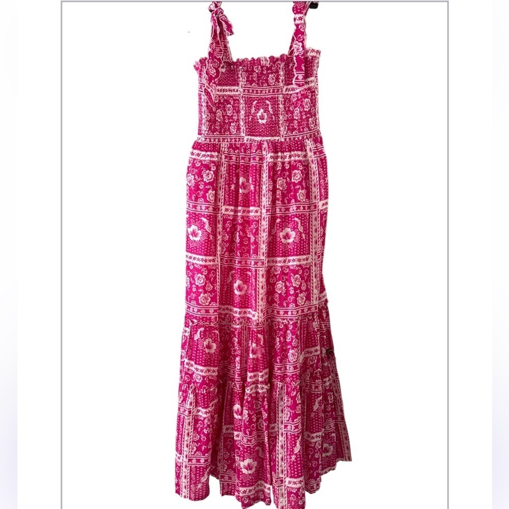 Crown and Ivy Hibiscus Maxi Dress NWT